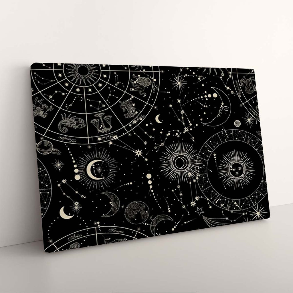 Leinwandbild Mystisches Universum Sternzeichen Astrologie