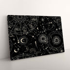 Leinwandbild Mystisches Universum Sternzeichen Astrologie