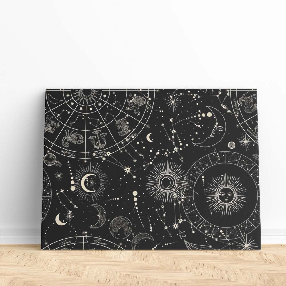 Leinwandbild Mystisches Universum Sternzeichen Astrologie