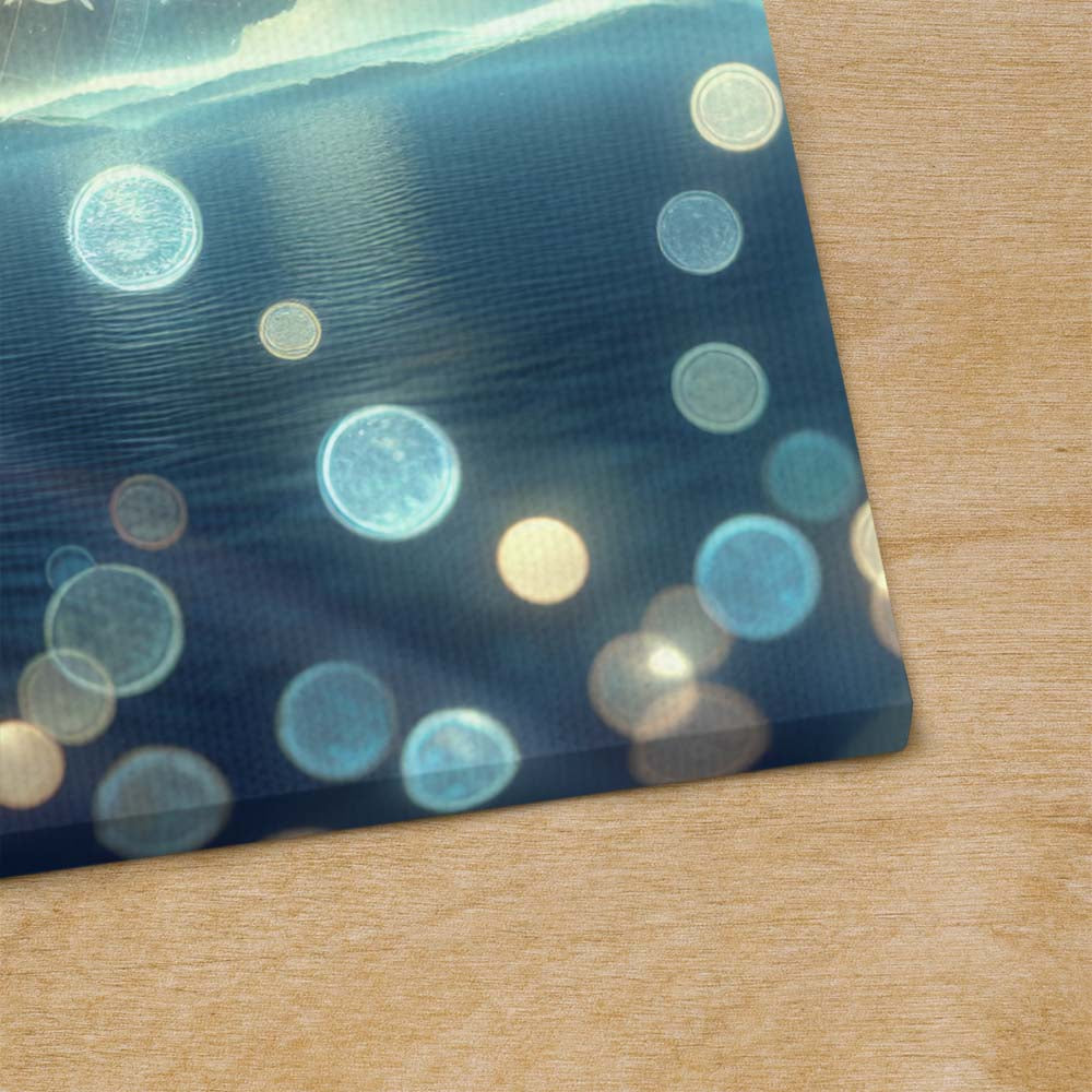 Ätherischer Leinwanddruck Sternzeichen Krebs Astrologie