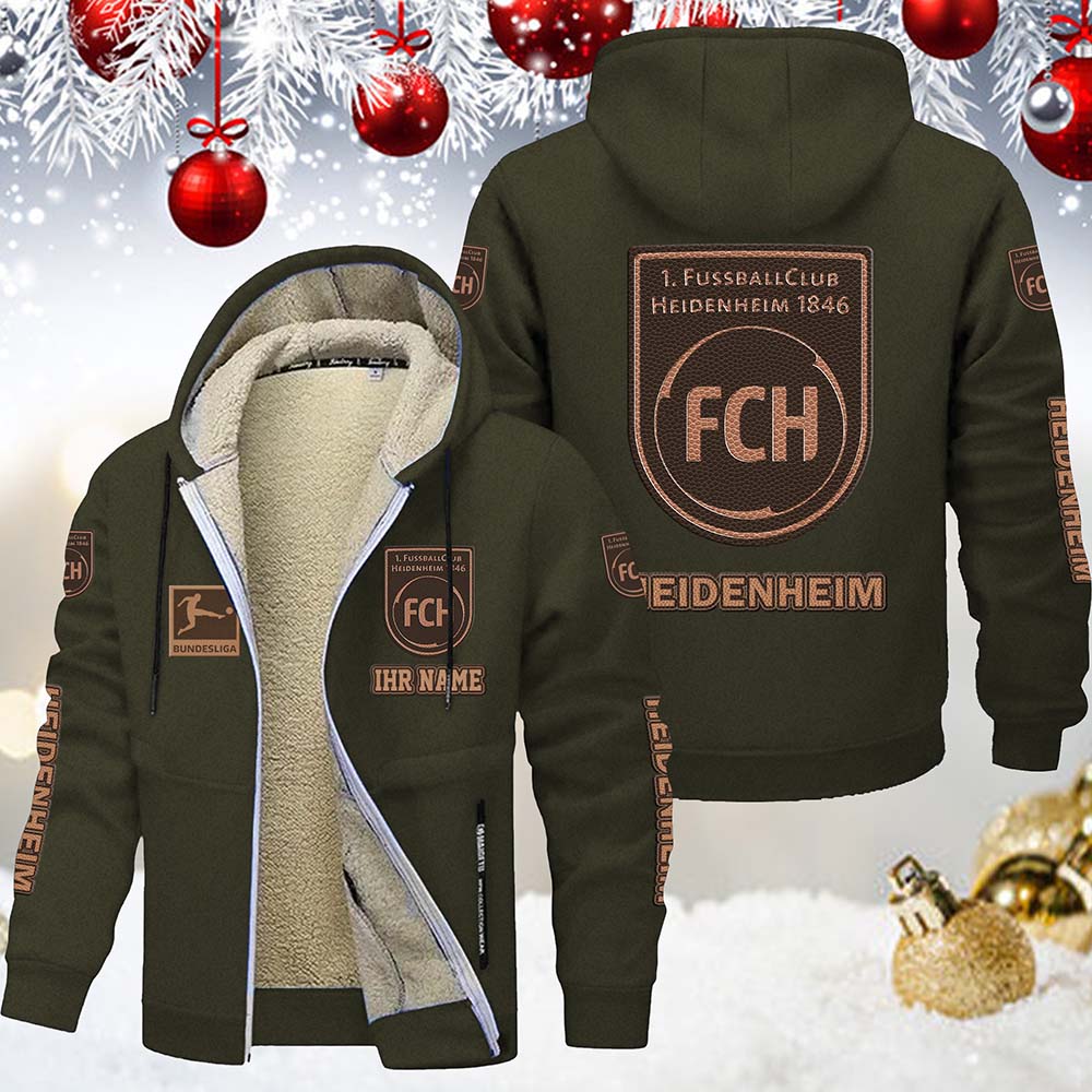 1. FC Heidenheim 1846 Gefütterte Kapuzenjacke – Bild 9