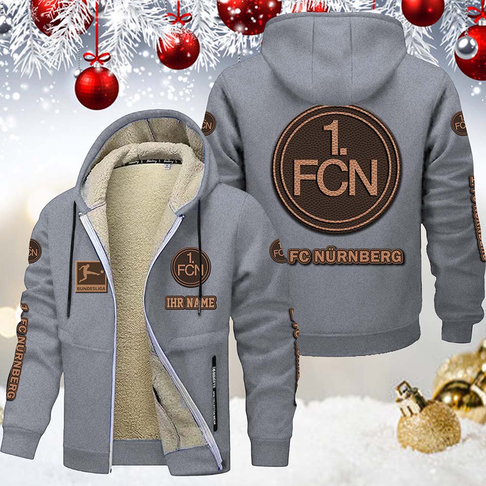 1. FC Nürnberg Gefütterte Kapuzenjacke – Bild 5