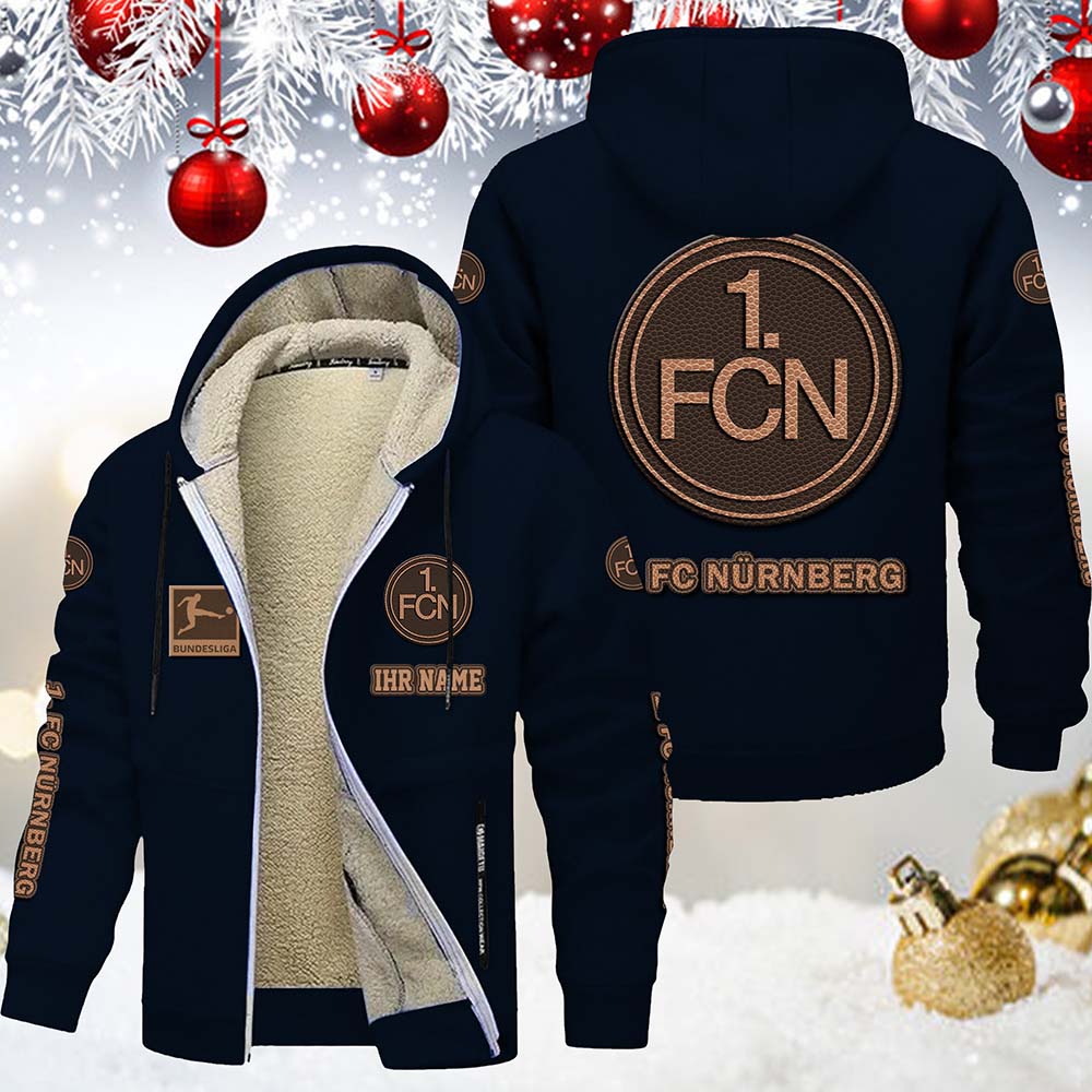 1. FC Nürnberg Gefütterte Kapuzenjacke – Bild 3