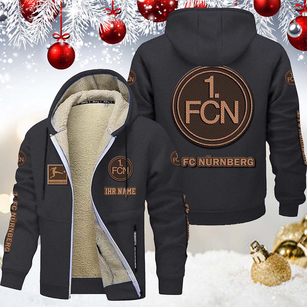 1. FC Nürnberg Gefütterte Kapuzenjacke – Bild 6