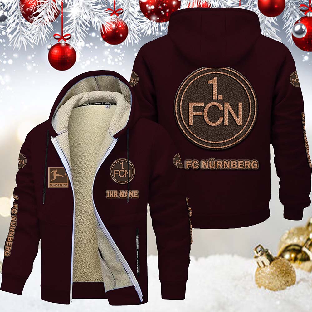 1. FC Nürnberg Gefütterte Kapuzenjacke – Bild 8