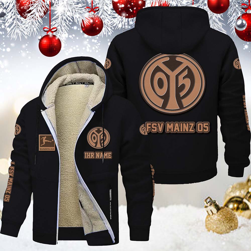 1. FSV Mainz 05 Gefütterte Kapuzenjacke – Bild 2
