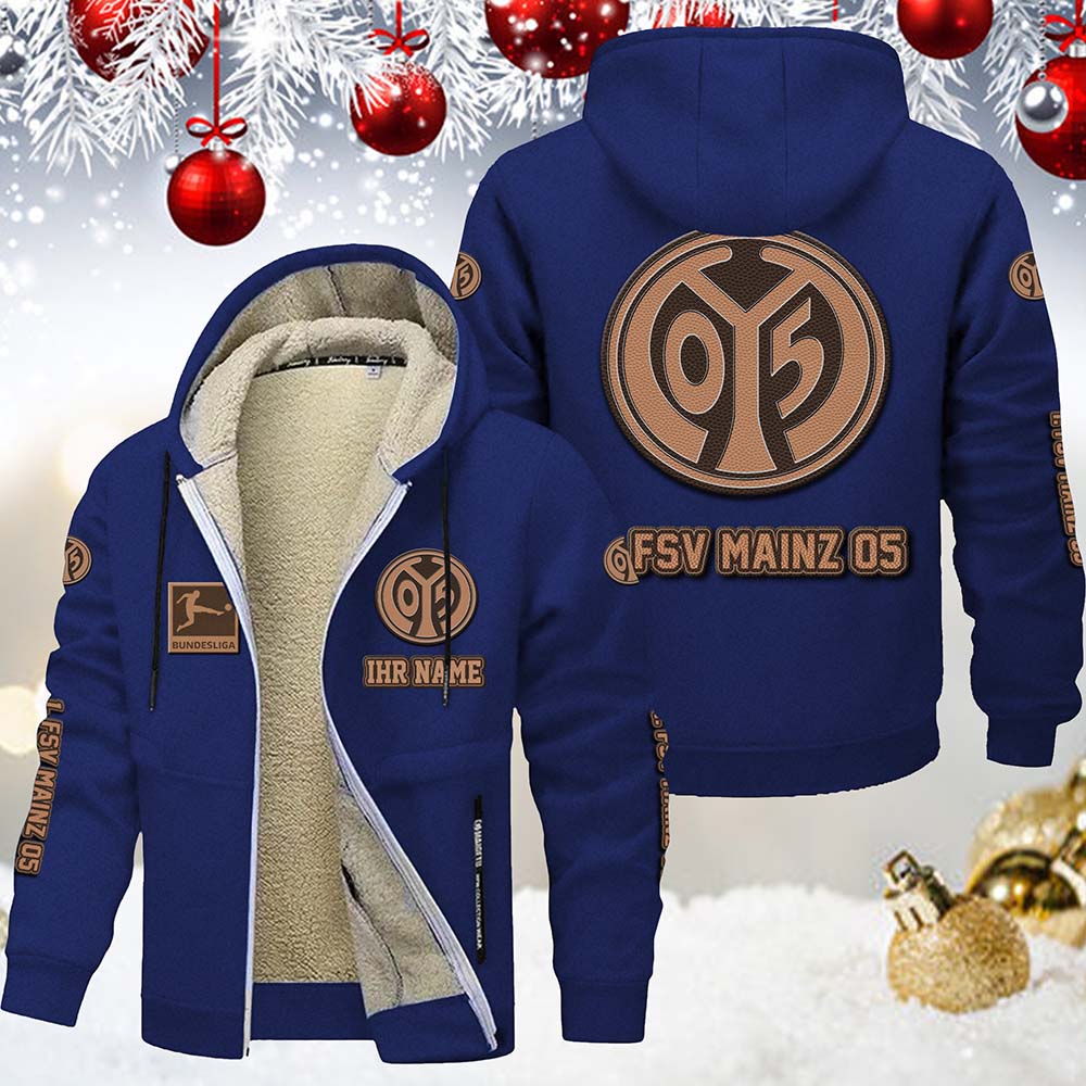 1. FSV Mainz 05 Gefütterte Kapuzenjacke – Bild 4