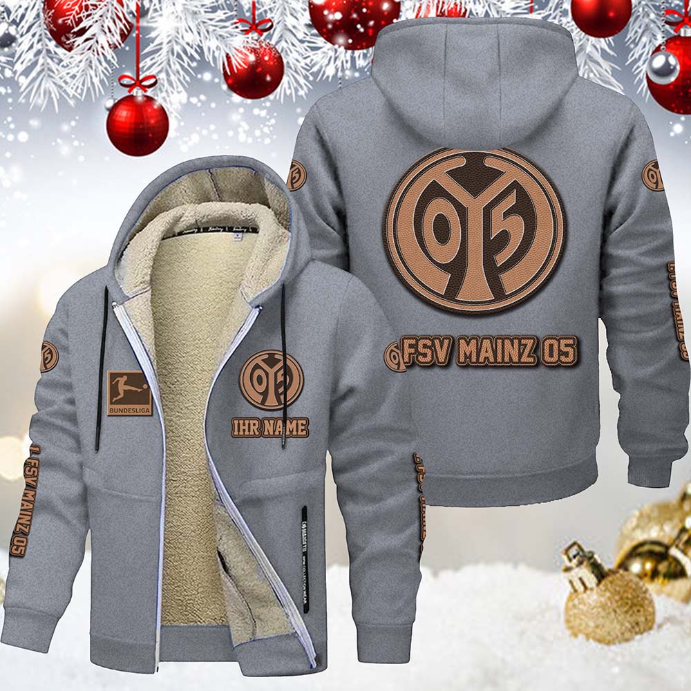 1. FSV Mainz 05 Gefütterte Kapuzenjacke – Bild 5