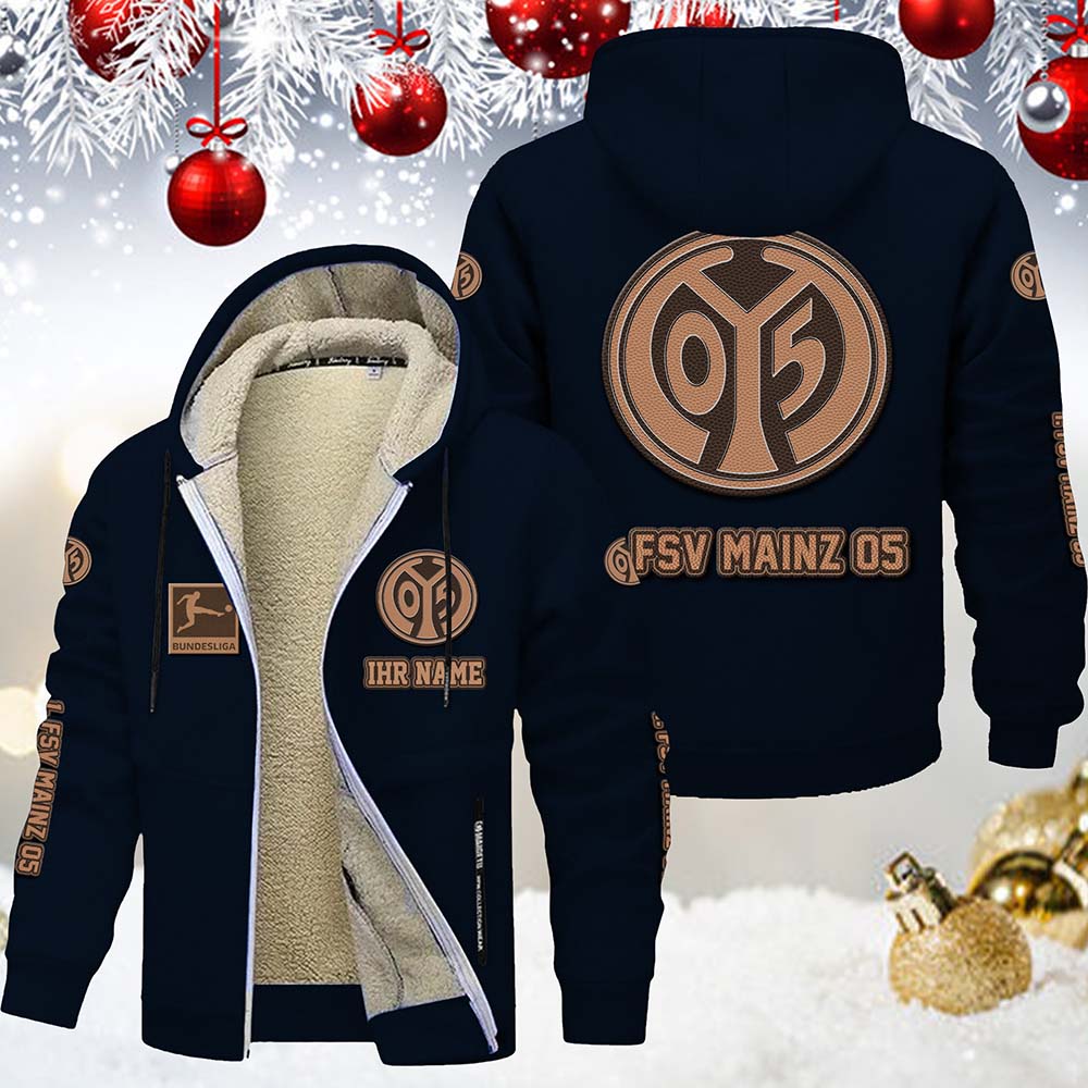 1. FSV Mainz 05 Gefütterte Kapuzenjacke – Bild 3