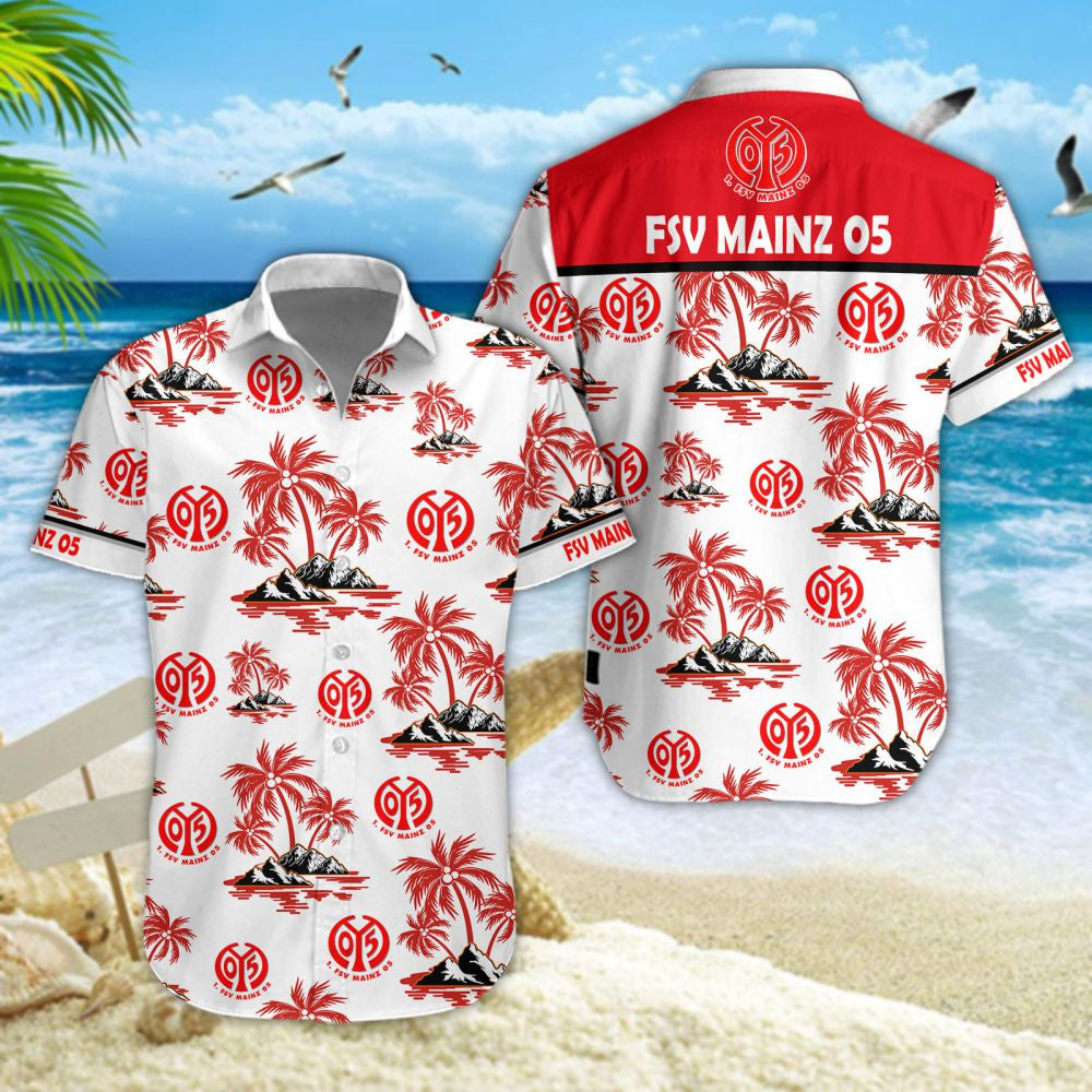 Hawaiihemd 1. FSV Mainz 05 – Herren Sommerhemd Style 01