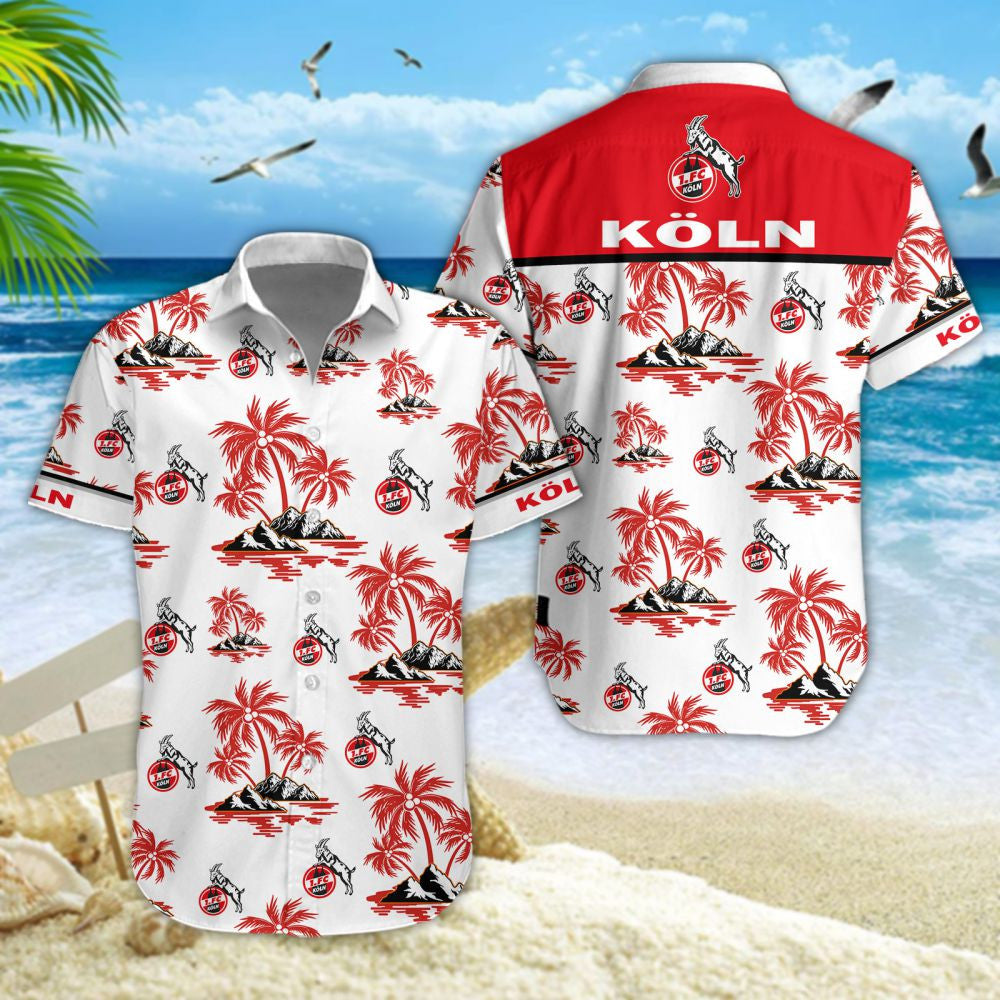 Hawaiihemd 1. FC Köln – Herren Sommerhemd Style 01