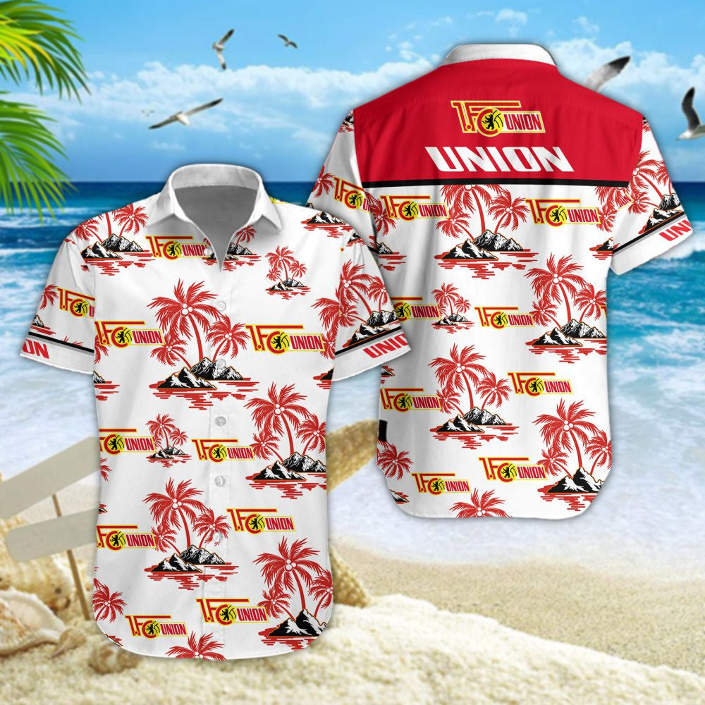 Hawaiihemd Union Berlin – Herren Sommerhemd Style 01