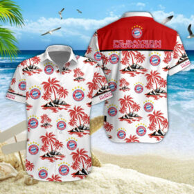 Hawaiihemd Bayern München – Herren Sommerhemd V1