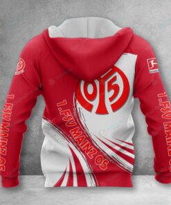 Alternative view of 1. FSV Mainz 05 Hoodie Zip Herren | Mainz 05 Kapuzenjacke mit Reißverschluss VITA576