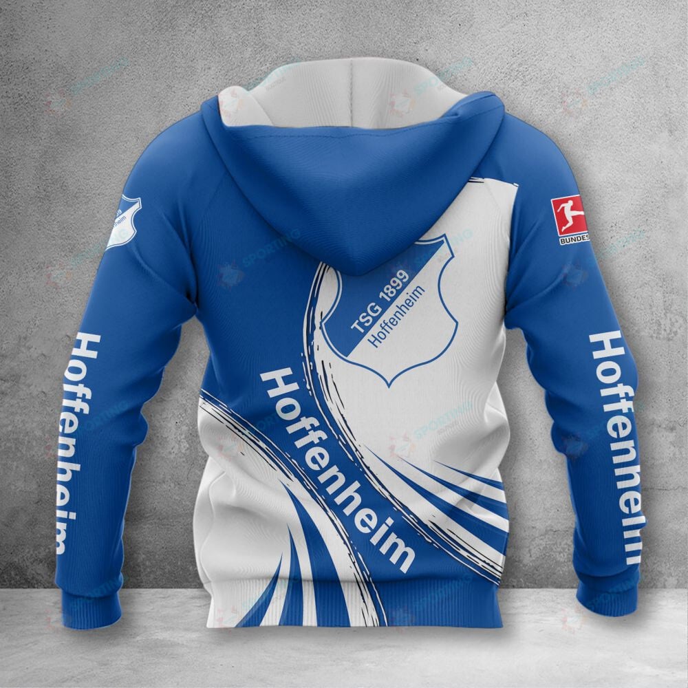 TSG Hoffenheim Hoodie Zip Herren | TSG Kapuzenjacke mit Reißverschluss VITA422 – Bild 2