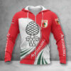 FC Augsburg Hoodie Zip Herren | FCA Kapuzenjacke mit Reißverschluss VITA415