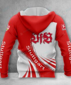 Alternative view of VfB Stuttgart Hoodie Zip Herren | VfB Kapuzenjacke mit Reißverschluss VITA424