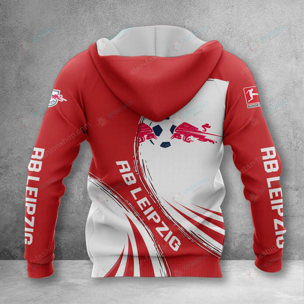 RB Leipzig Hoodie Zip Herren | RBL Kapuzenjacke mit Reißverschluss VITA419 – Bild 2