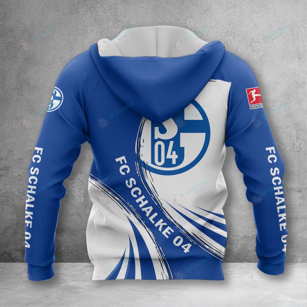 Schalke 04 Hoodie Zip Herren | S04 Kapuzenjacke mit Reißverschluss VITA417 – Bild 2