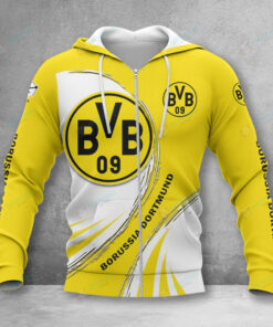 Borussia Dortmund II Hoodie Zip Herren | BVB II Kapuzenjacke mit Reißverschluss VITA655