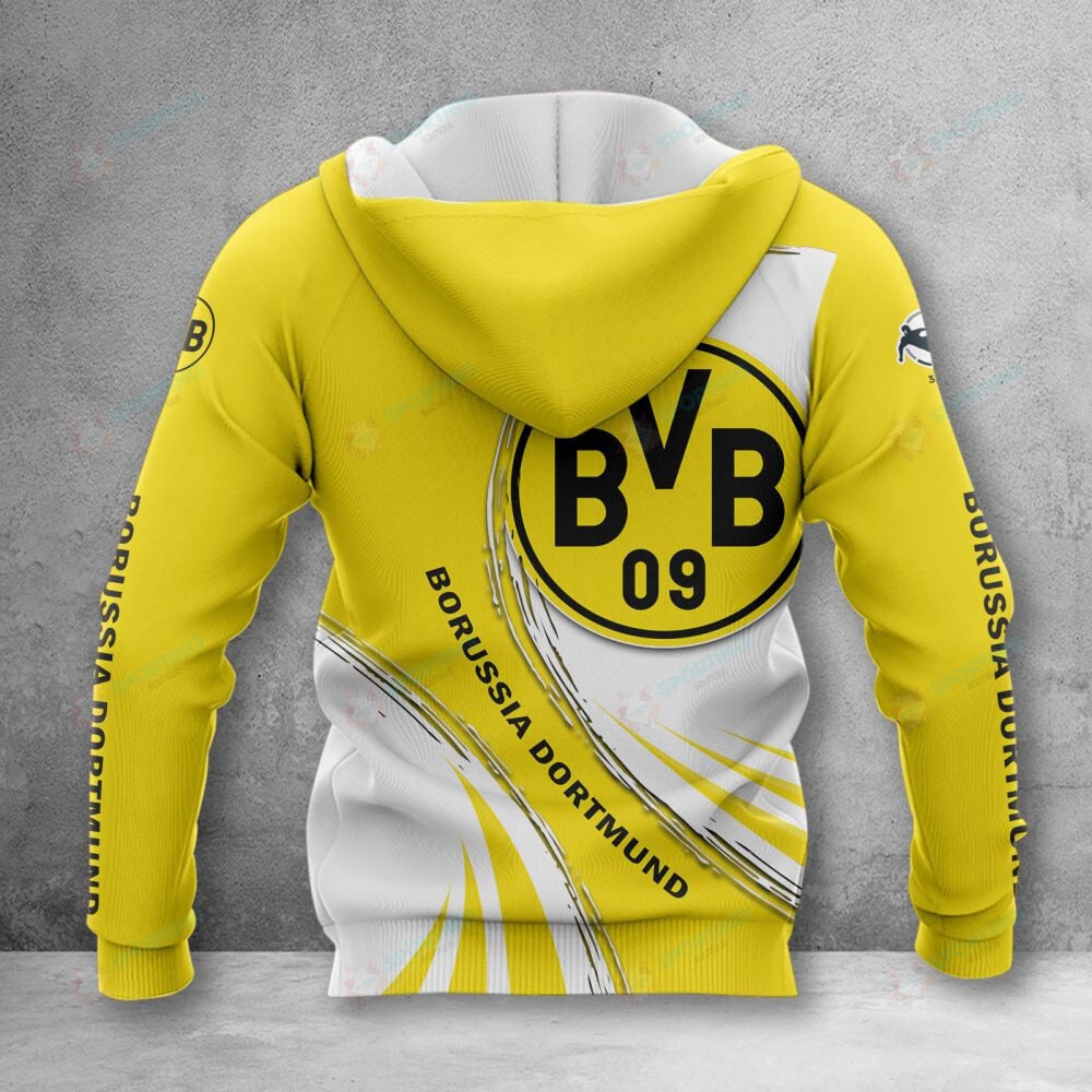 Borussia Dortmund II Hoodie Zip Herren | BVB II Kapuzenjacke mit Reißverschluss VITA655 – Bild 2