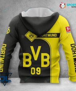Alternative view of Borussia Dortmund Hoodie Zip Herren | BVB Kapuzenjacke mit Reißverschluss VITC3103