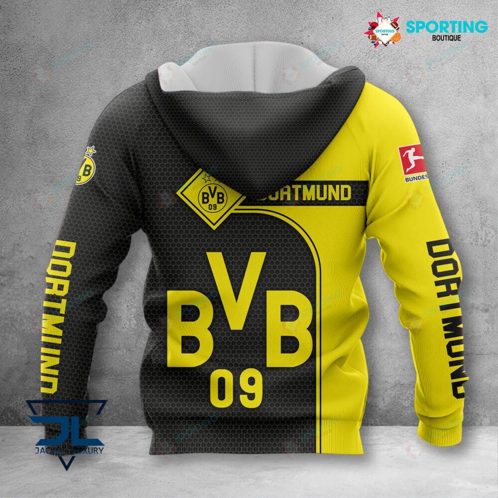 Borussia Dortmund Hoodie Herren | BVB Kapuzenpullover VITC3103 – Bild 2