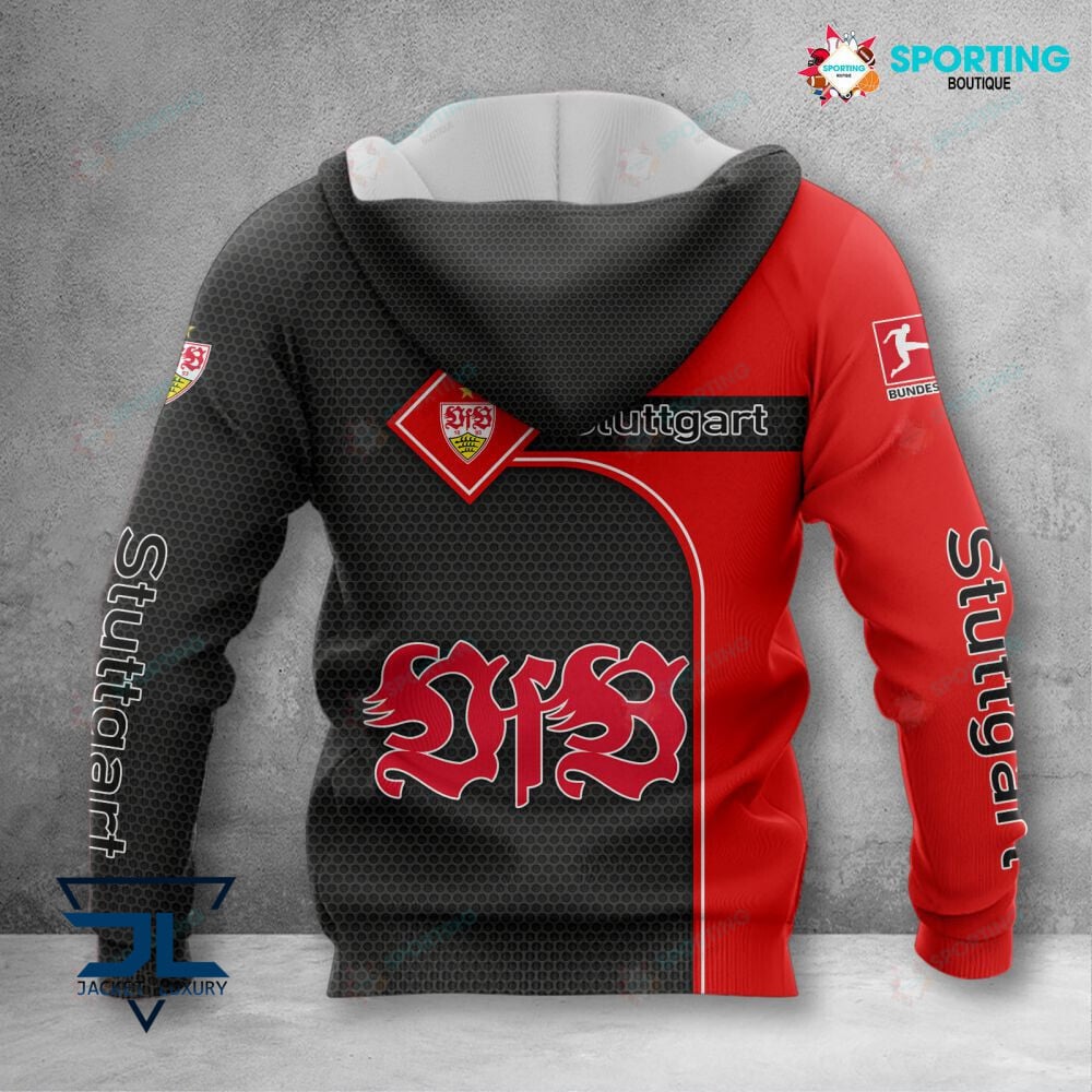 VfB Stuttgart Hoodie Herren | VfB Kapuzenpullover VITC3115 – Bild 2