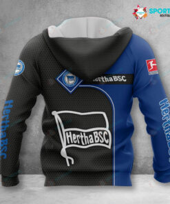 Alternative view of Hertha BSC Hoodie Zip Herren | Hertha Kapuzenjacke mit Reißverschluss VITC3109