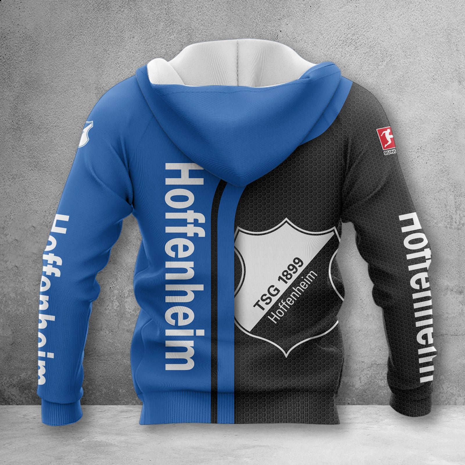 TSG Hoffenheim Hoodie Zip Herren | TSG Kapuzenjacke mit Reißverschluss WINA2512 – Bild 2