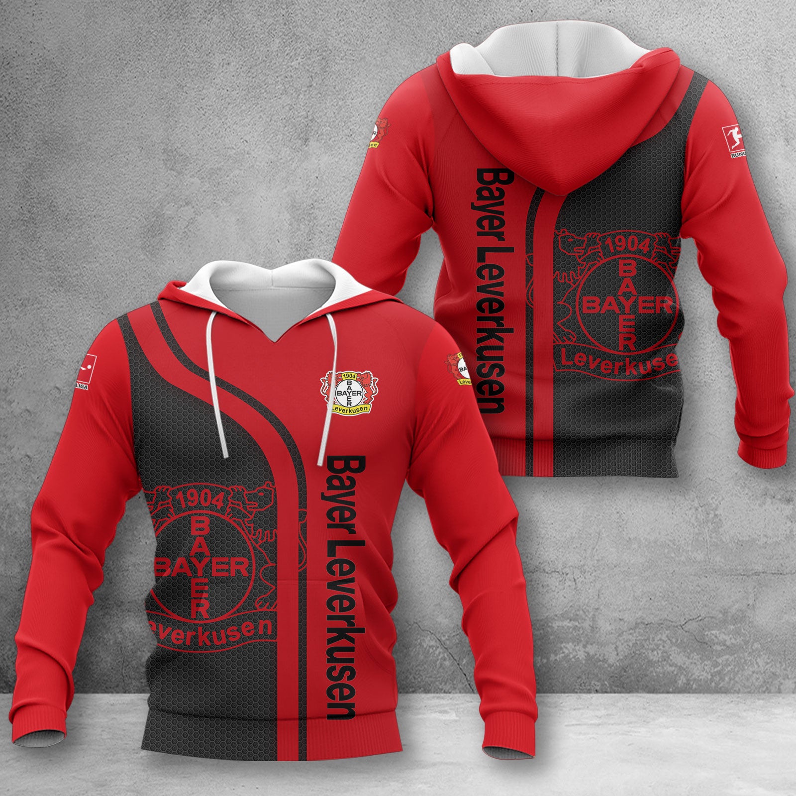 Bayer 04 Leverkusen Hoodie Herren | B04 Kapuzenpullover WINA2502