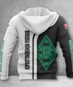 Alternative view of Borussia Mönchengladbach Hoodie Zip Herren | BMG Kapuzenjacke mit Reißverschluss WINA2504