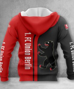 Alternative view of Union Berlin Hoodie Zip Herren | FCU Kapuzenjacke mit Reißverschluss WINA2513
