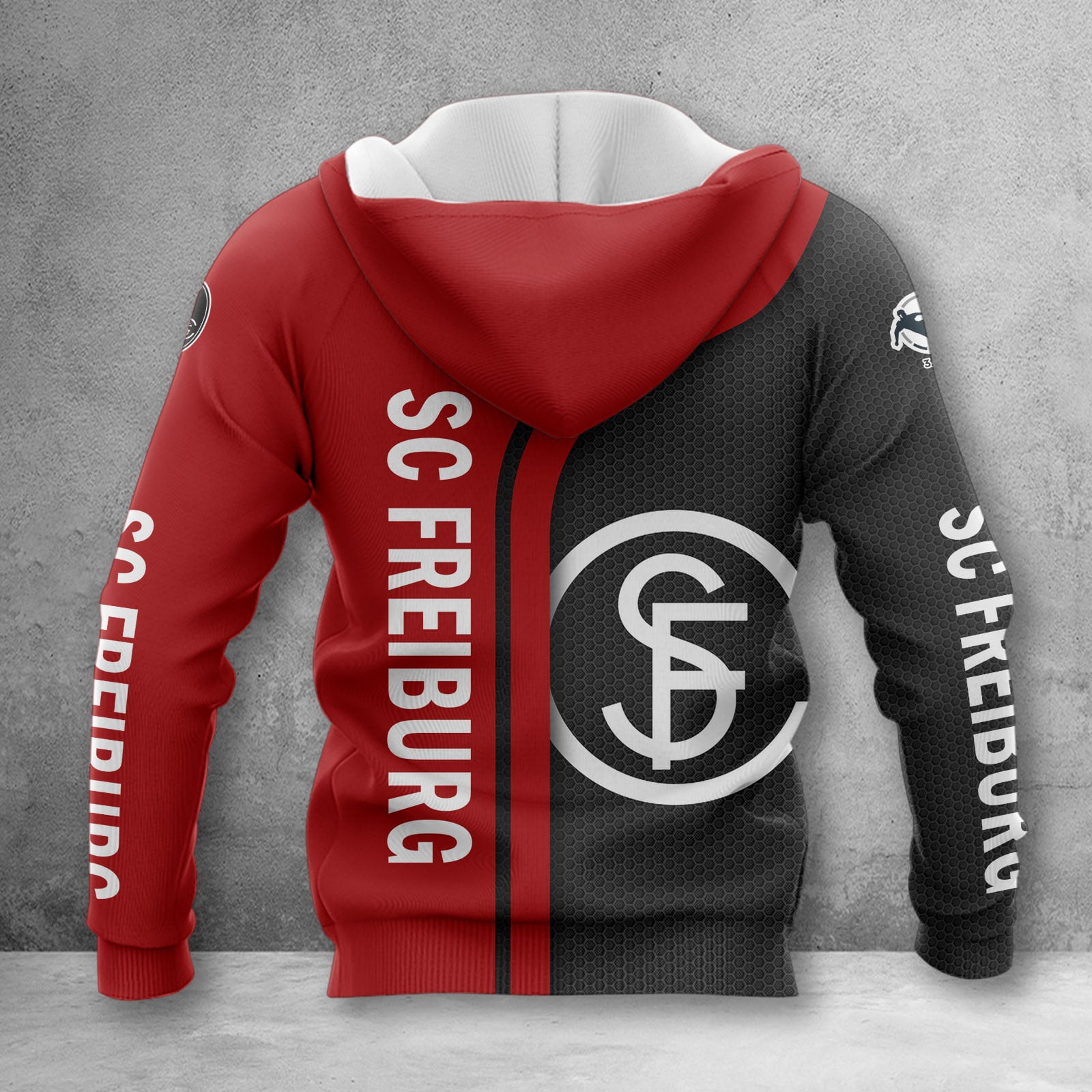 SC Freiburg II Hoodie Zip Herren | SCF II Kapuzenjacke mit Reißverschluss WINA2546 – Bild 2