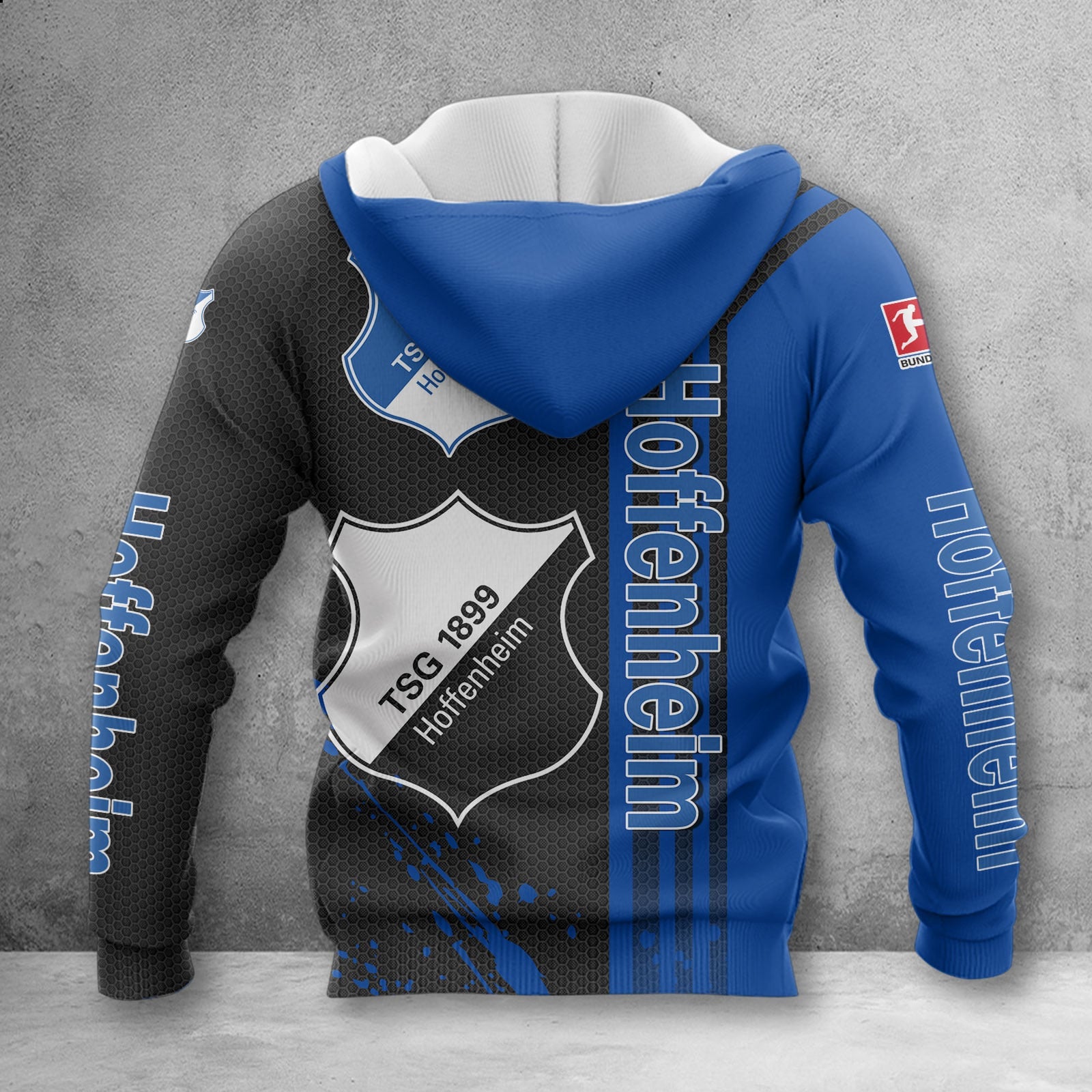 TSG Hoffenheim Hoodie Zip Herren | TSG Kapuzenjacke mit Reißverschluss WINA2753 – Bild 2