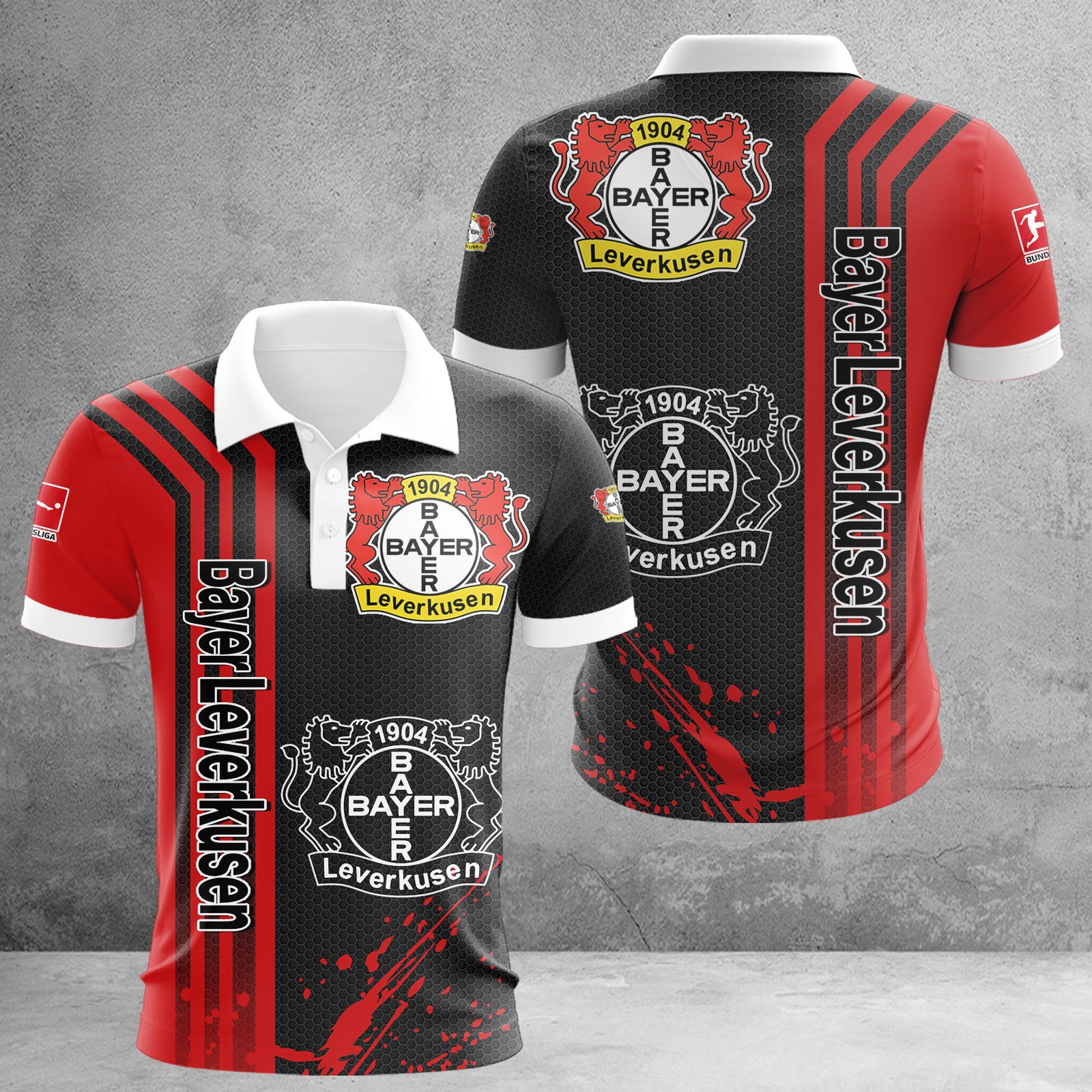 Bayer 04 Leverkusen Poloshirt | B04 Polohemd WINA2743