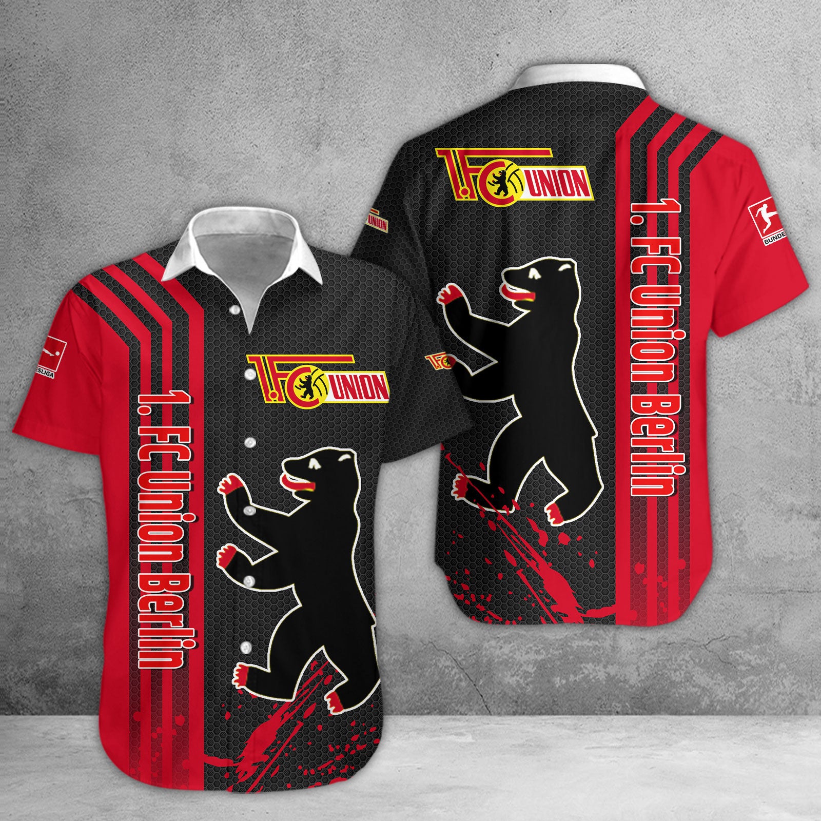 Union Berlin Hawaii Shirt | FCU Hawaiihemd WINA2754