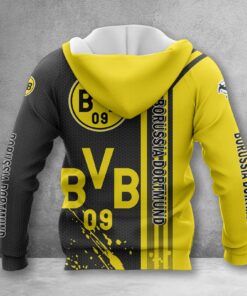 Alternative view of Borussia Dortmund II Hoodie Zip Herren | BVB II Kapuzenjacke mit Reißverschluss WINA2779