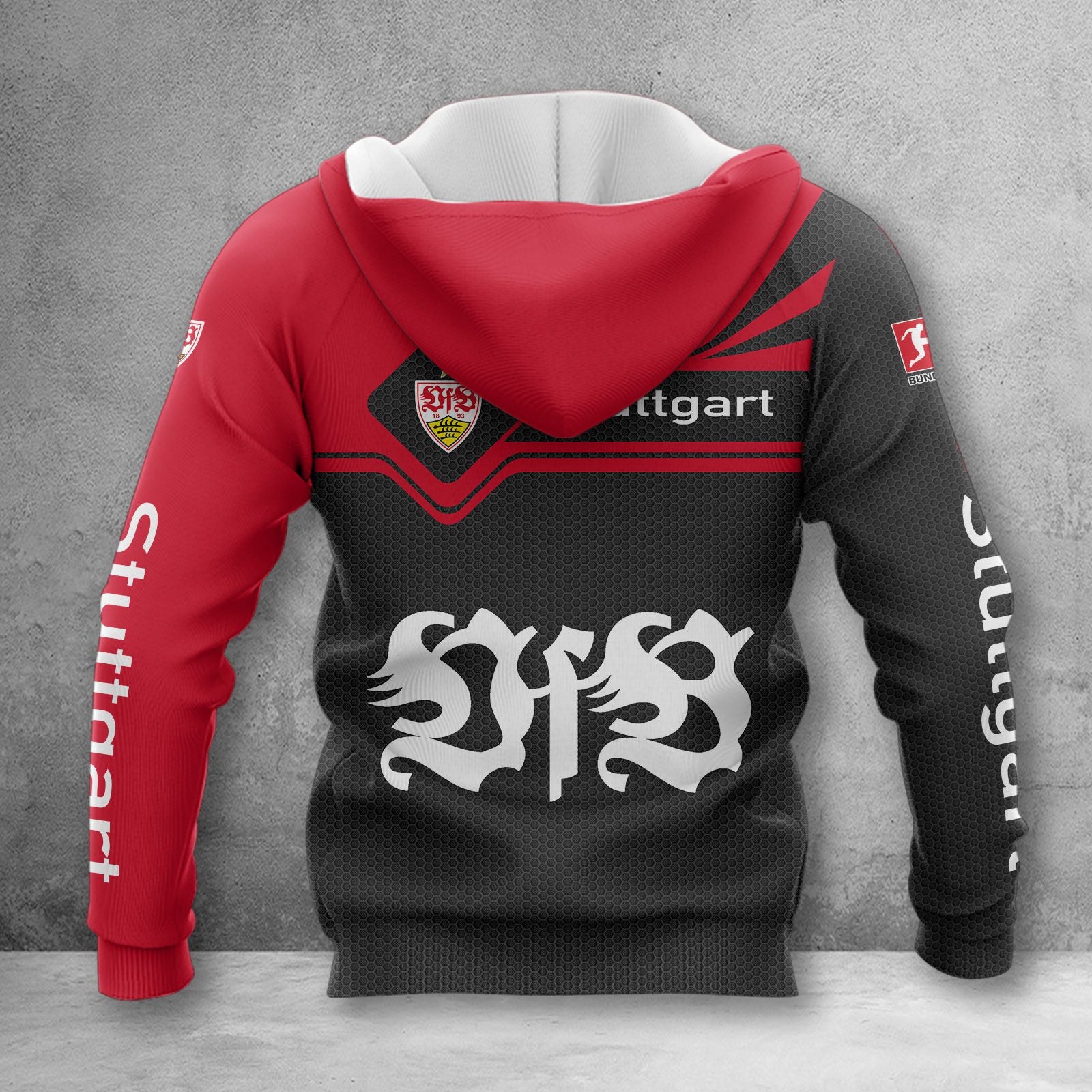 VfB Stuttgart Hoodie Herren | VfB Kapuzenpullover WINA3168 – Bild 2