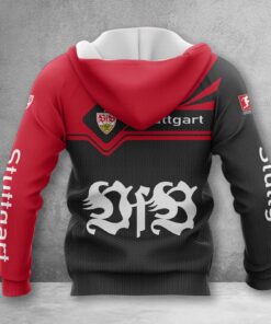 Alternative view of VfB Stuttgart Hoodie Zip Herren | VfB Kapuzenjacke mit Reißverschluss WINA3168