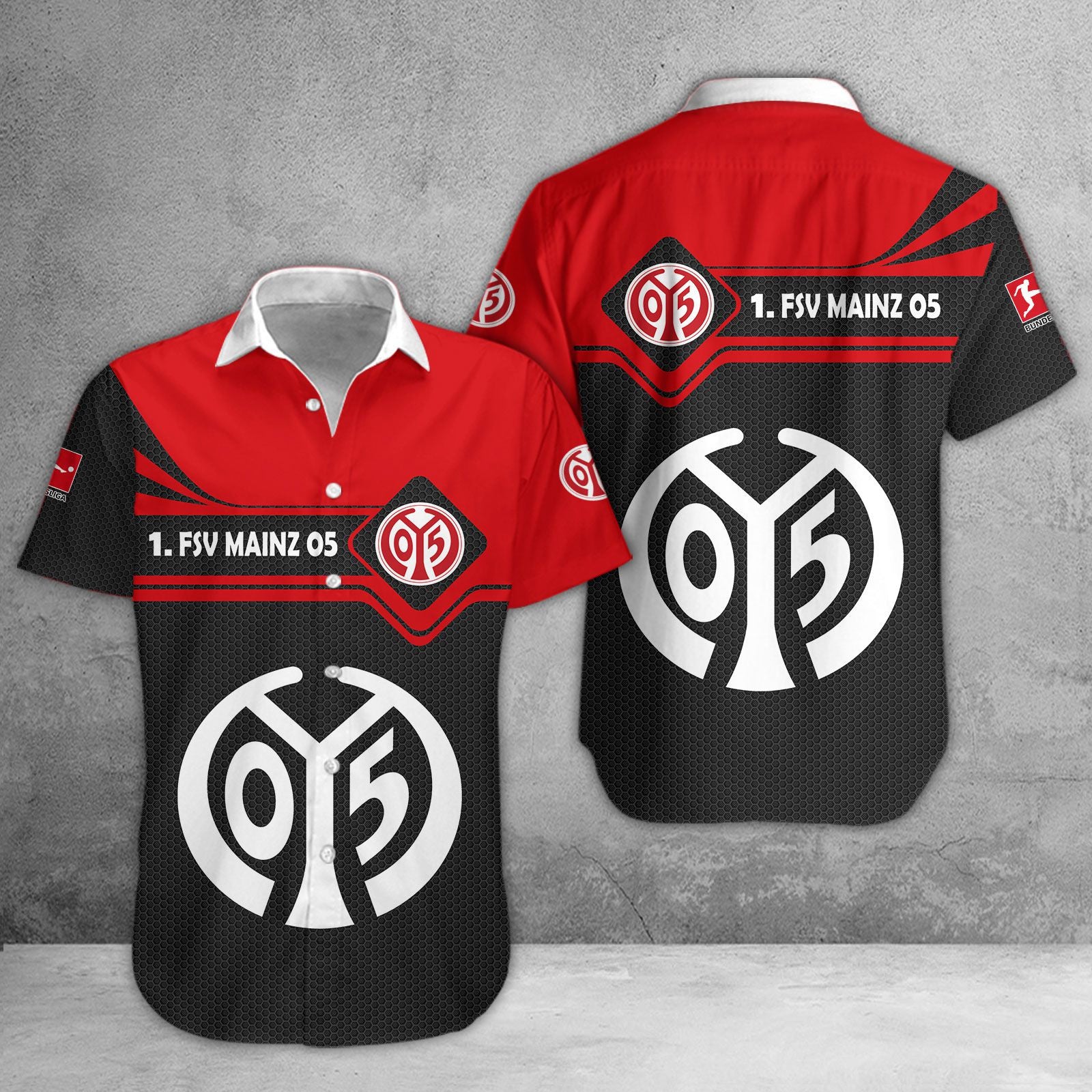 1. FSV Mainz 05 Hawaii Shirt | Mainz 05 Hawaiihemd WINA3155
