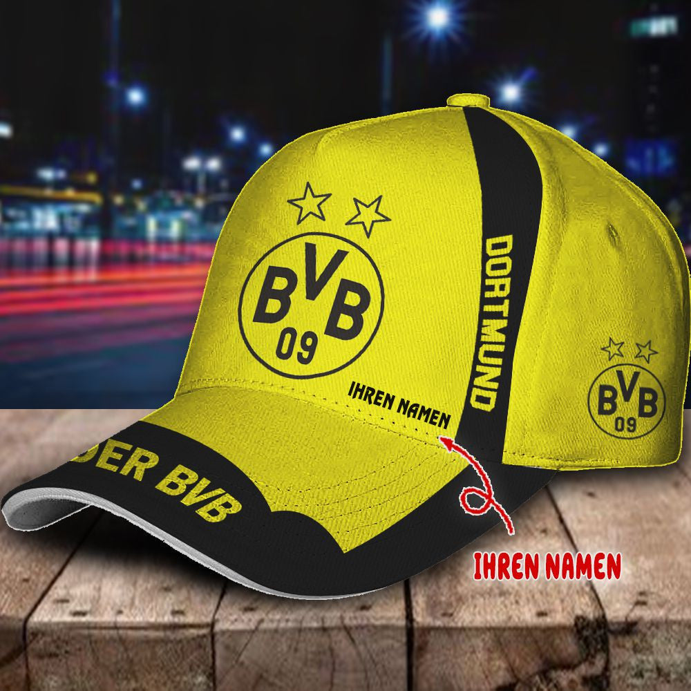 Borussia Dortmund Cap | BVB Basecap & Kappe Schwarz-Gelb – Bild 2
