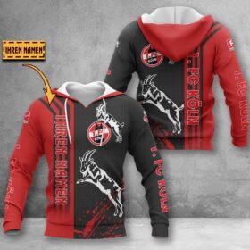 1. FC Köln Hoodie Herren | Effzeh Kapuzenpullover WINA3212