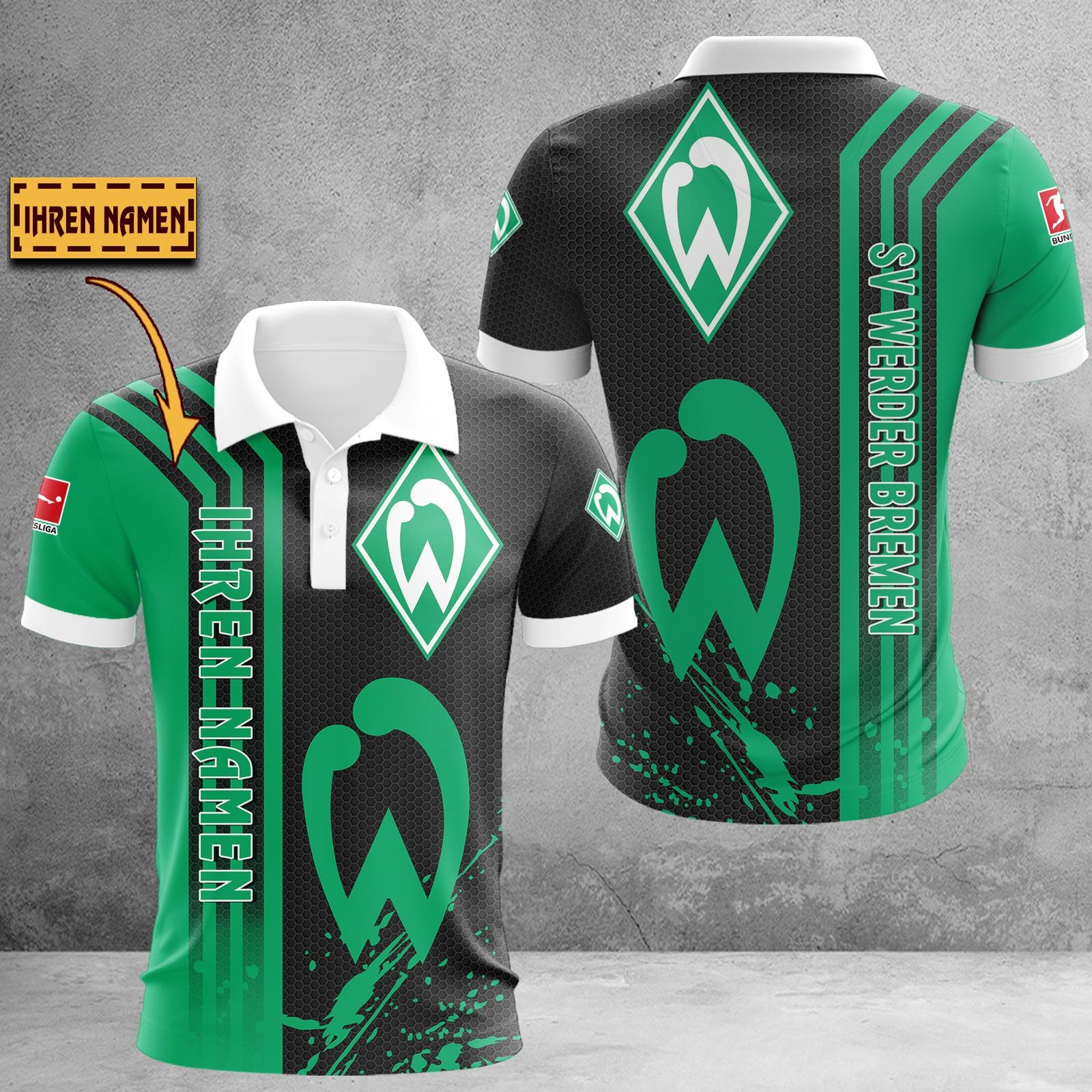 Werder Bremen Poloshirt | SVW Polohemd WINA3229