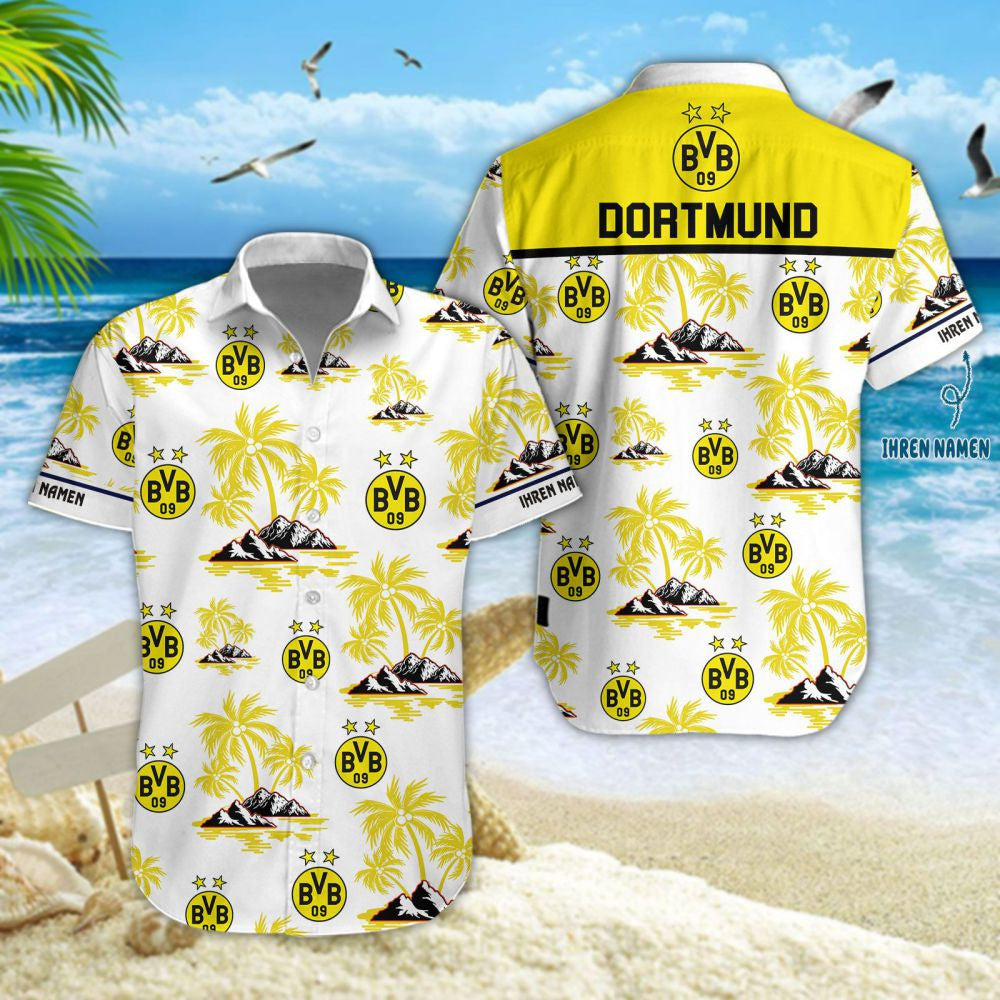 Hawaiihemd Borussia Dortmund – Herren Sommerhemd V2