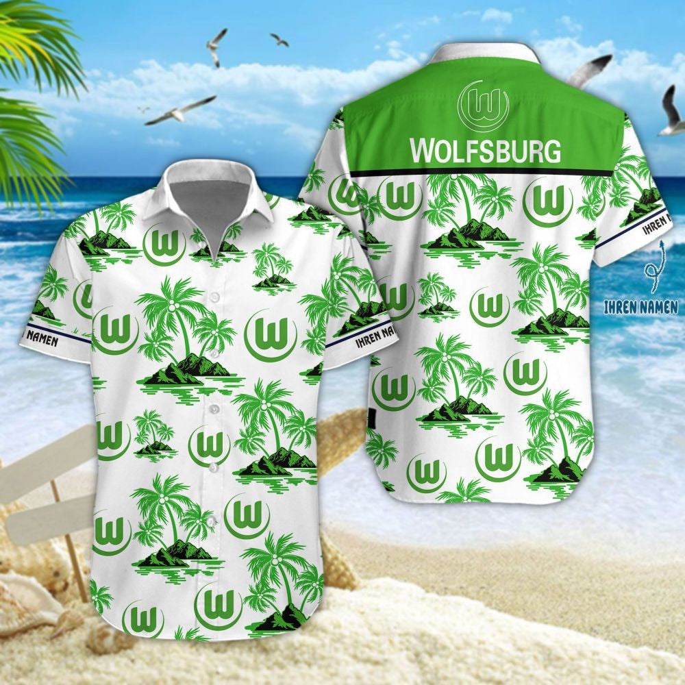 Hawaiihemd VfL Wolfsburg – Herren Sommerhemd V1