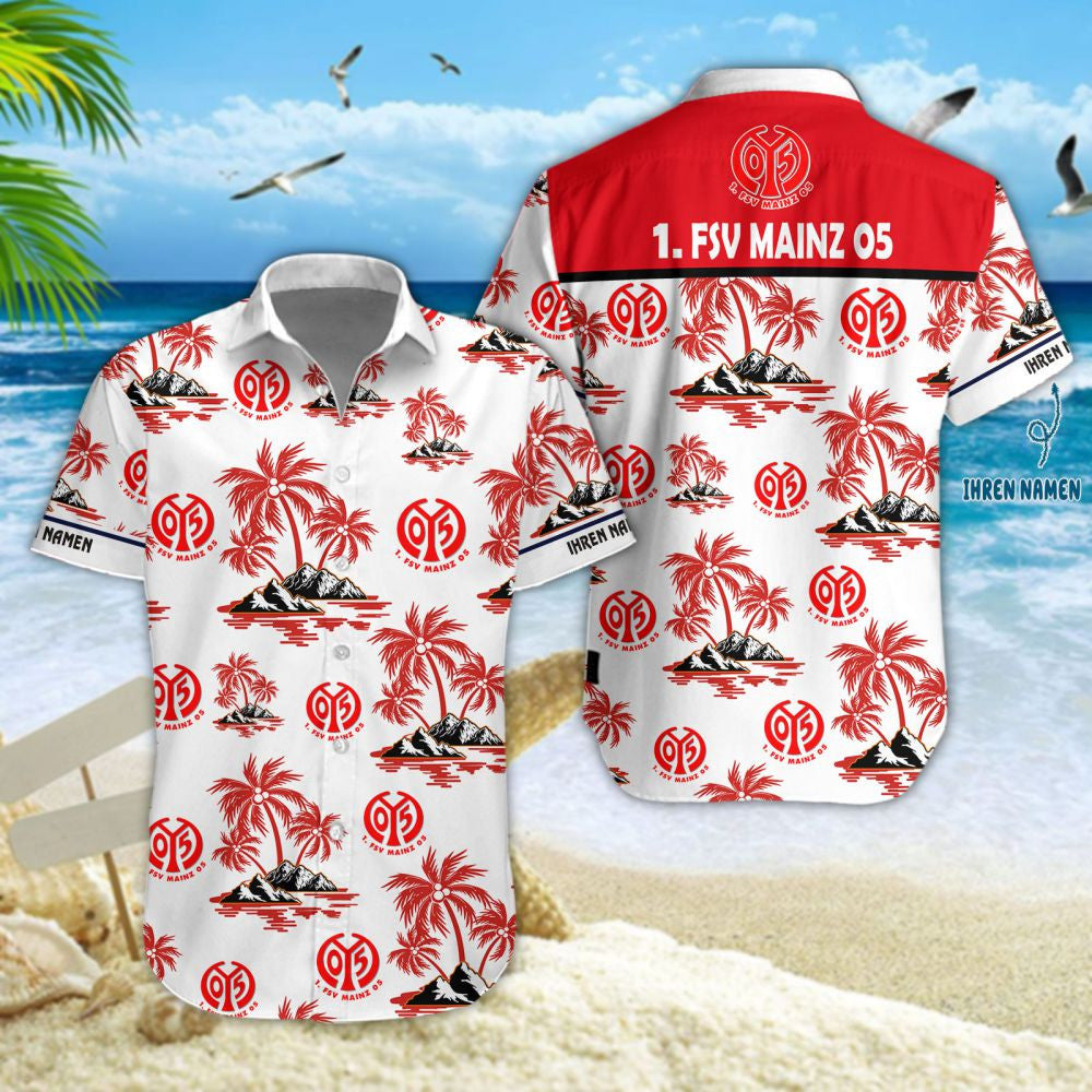 Hawaiihemd 1. FSV Mainz 05 – Herren Sommerhemd V2