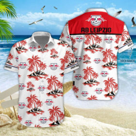 Hawaiihemd RB Leipzig – Herren Sommerhemd V2