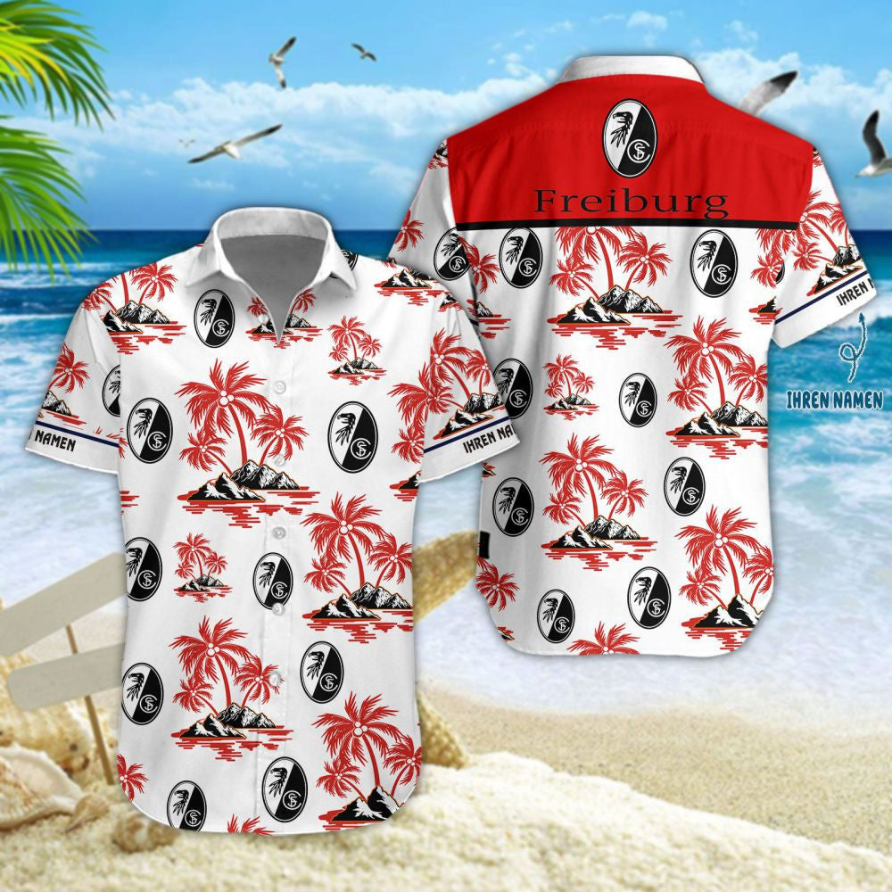 Hawaiihemd SC Freiburg – Herren Sommerhemd V2