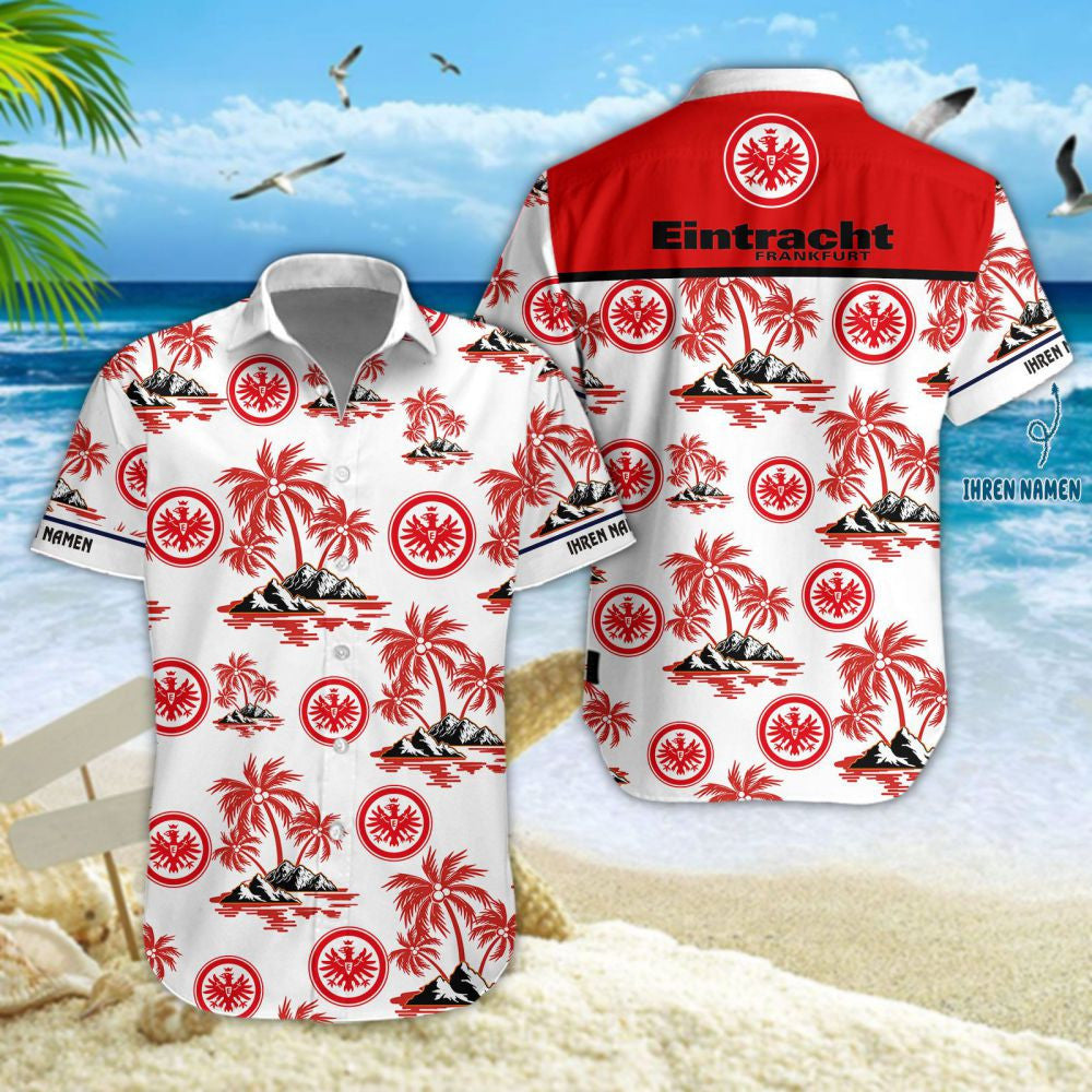 Hawaiihemd Eintracht Frankfurt – Herren Sommerhemd V2